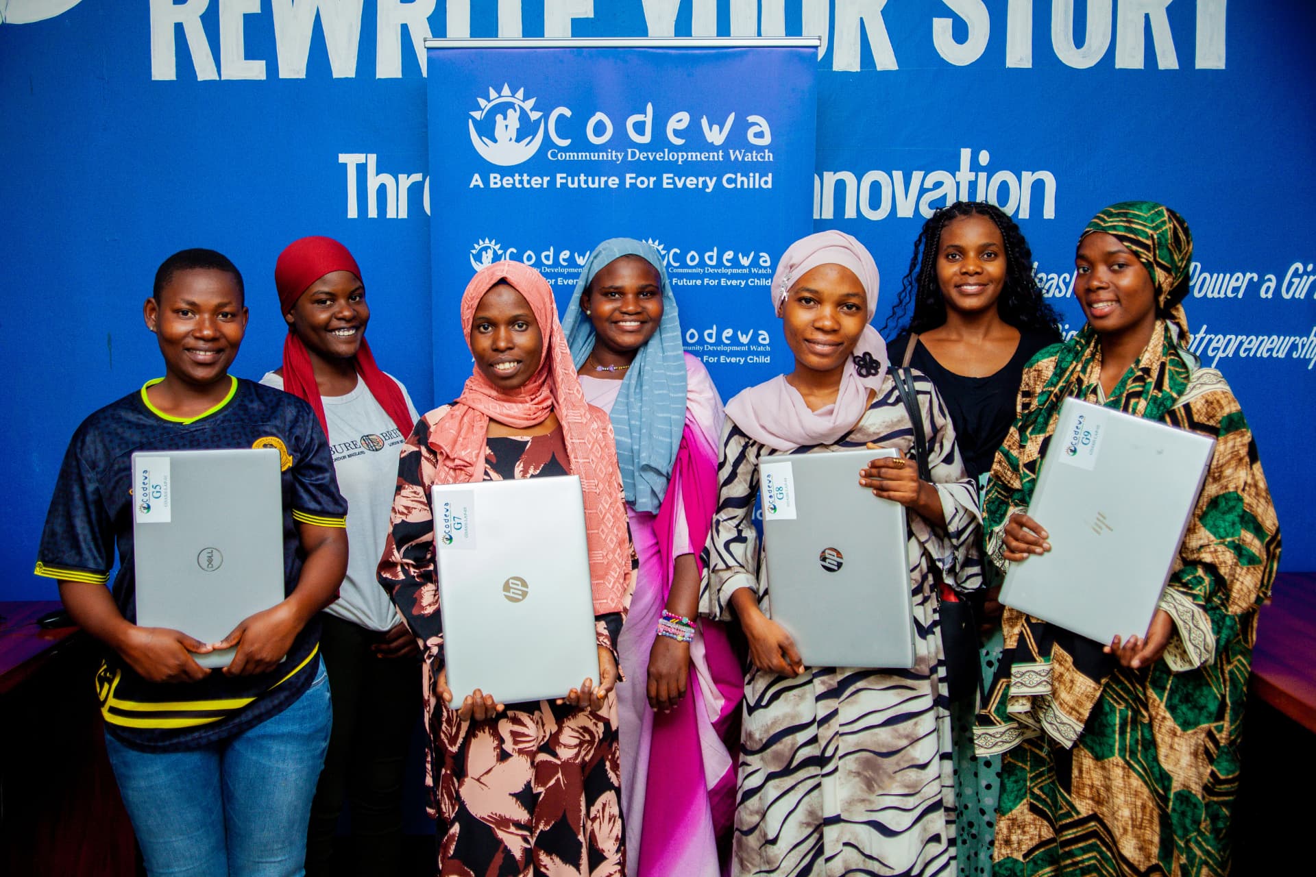 CODEWA IT lab and digital skills graduates